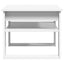 Sofabord Hvid 64 x 54 x 44 cm Konstrueret træ