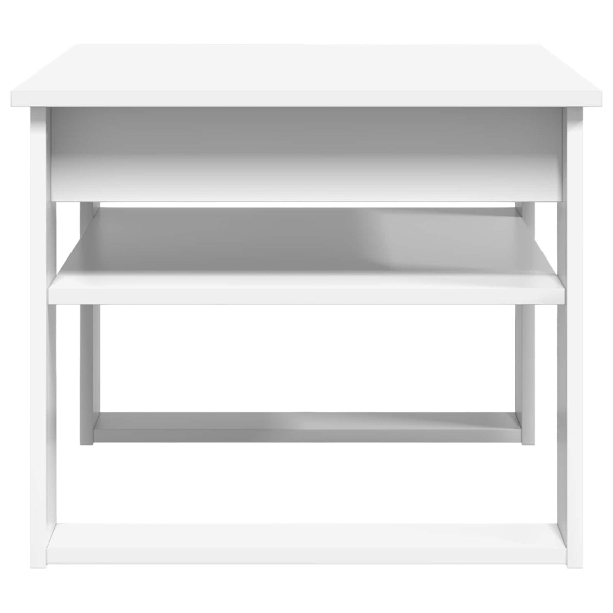 Sofabord Hvid 64 x 54 x 44 cm Konstrueret træ