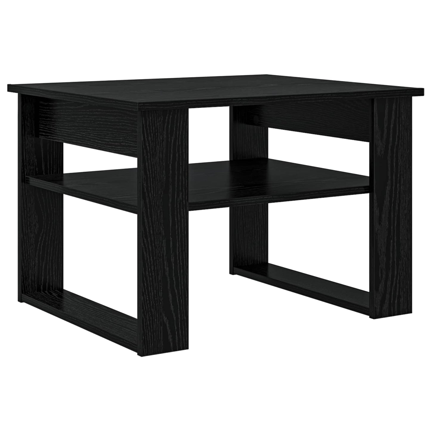 Sofabord Sort eg 64 x 54 x 44 cm Konstrueret træ