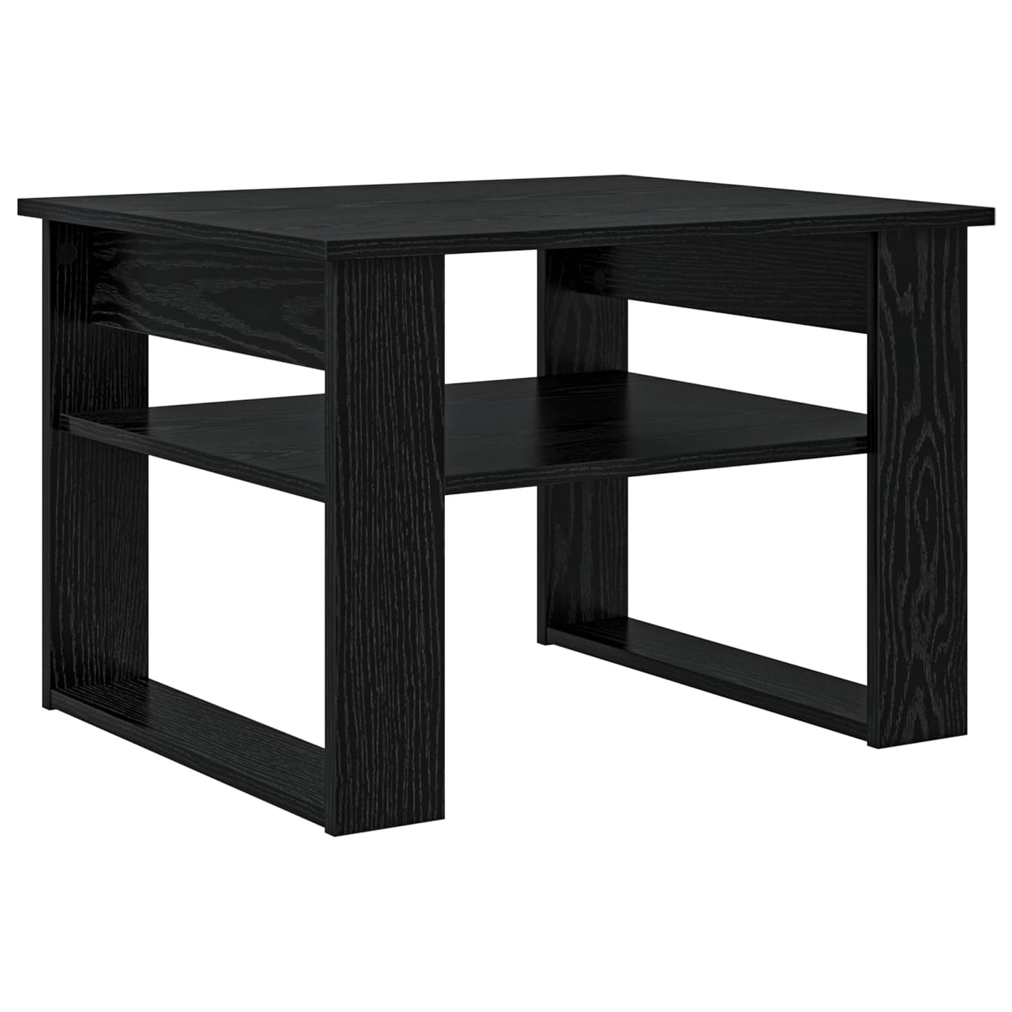 Sofabord Sort eg 64 x 54 x 44 cm Konstrueret træ