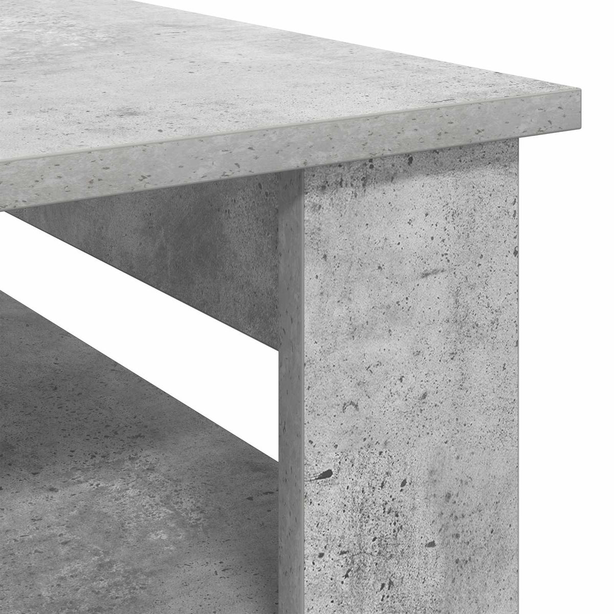 Sofabord Beton Grå 64 x 54 x 44 cm Konstrueret træ