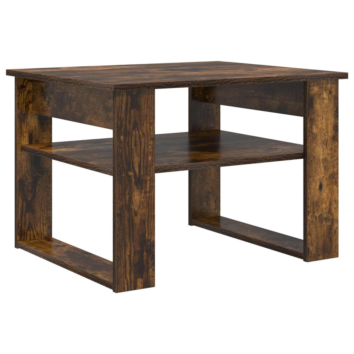 Sofabord Røget eg 64 x 54 x 44 cm Konstrueret træ