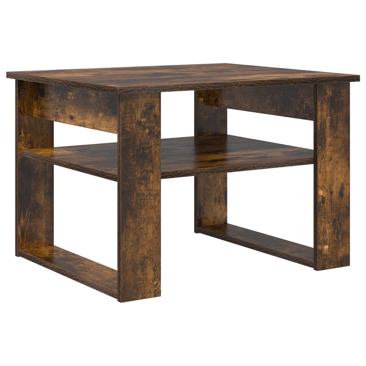 Sofabord Røget eg 64 x 54 x 44 cm Konstrueret træ