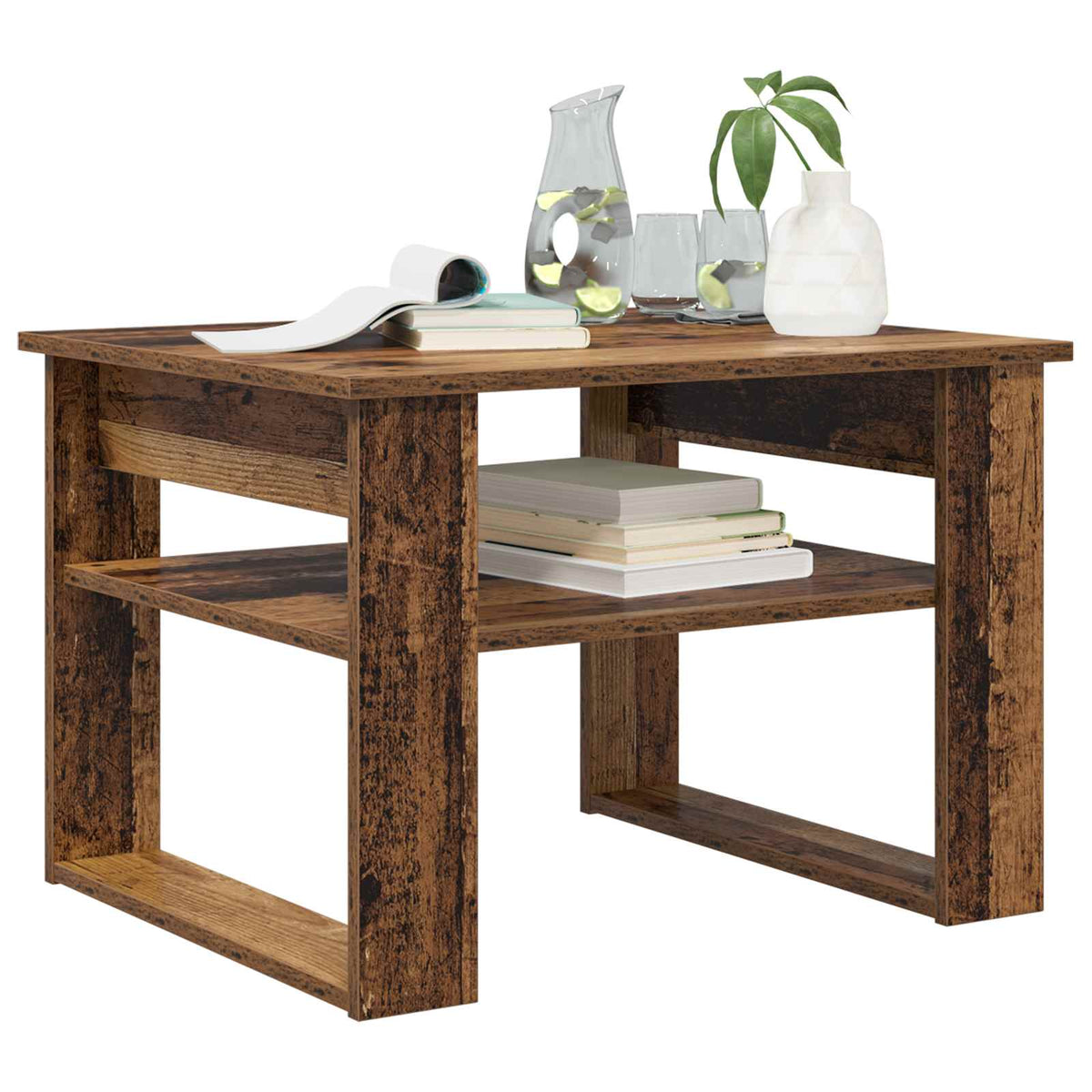 Sofabord Gammelt træ 64 x 54 x 44 cm Konstrueret træ