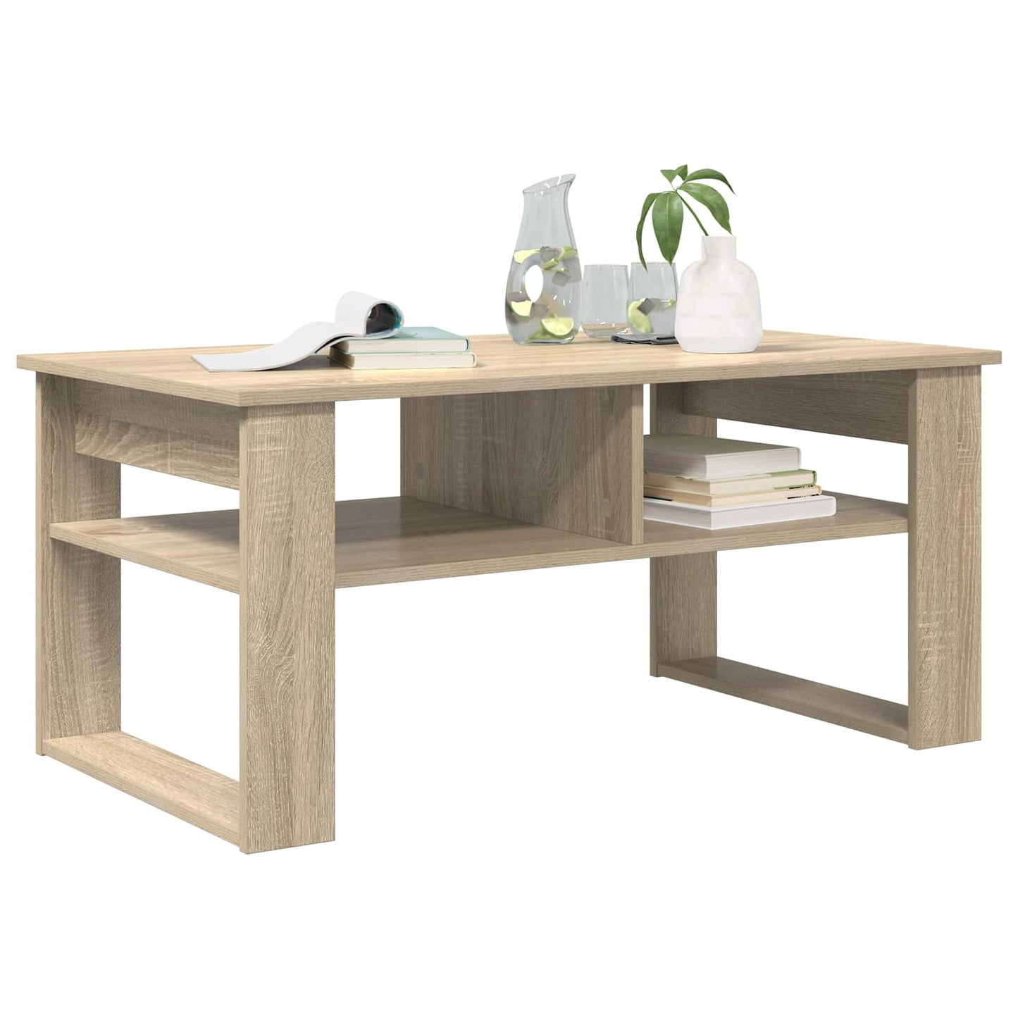 Sofabord Sonoma eg 96 x 54 x 44 cm Konstrueret træ