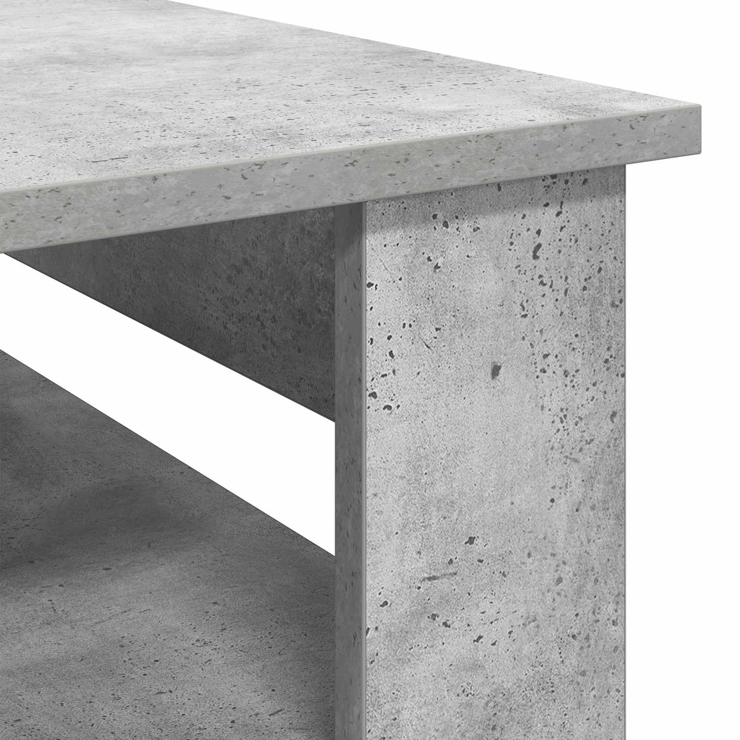Sofabord Beton Grå 96 x 54 x 44 cm Konstrueret træ