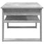 Sofabord Beton Grå 96 x 54 x 44 cm Konstrueret træ