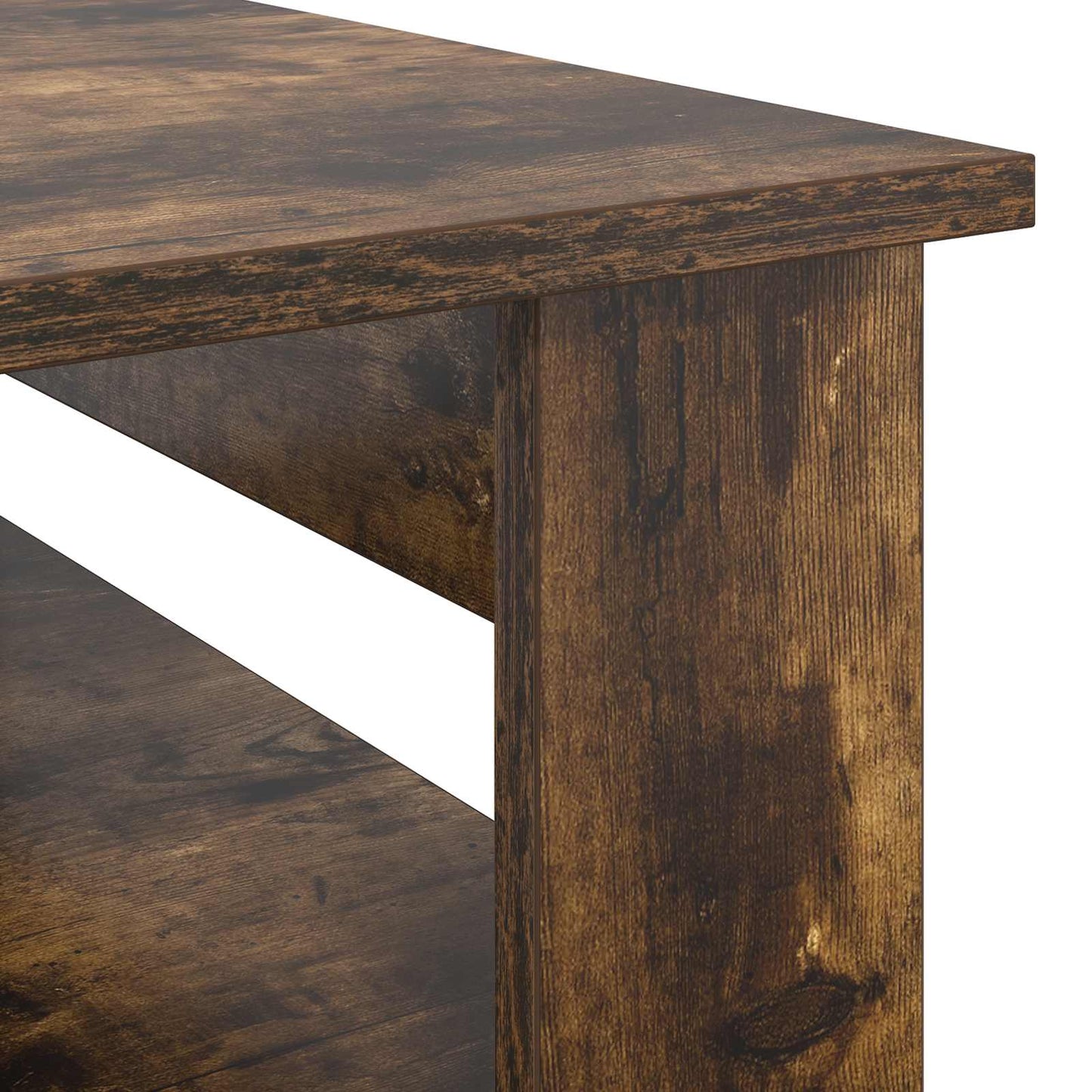 Sofabord Røget eg 96 x 54 x 44 cm Konstrueret træ