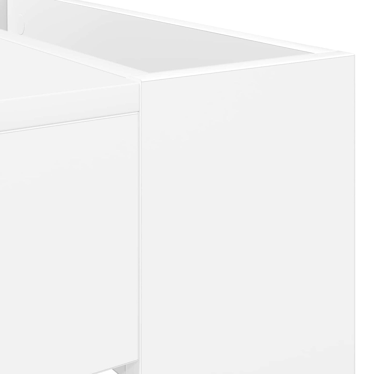 Sofabord Hvid 110 x 50 x 41 cm Konstrueret træ