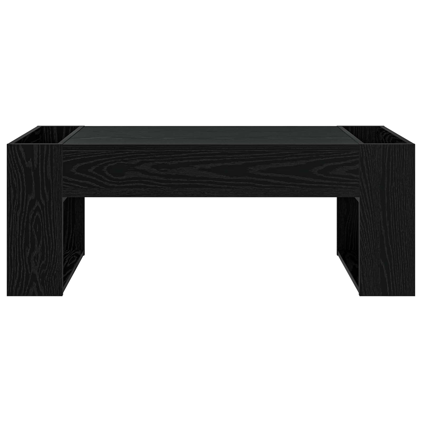 Sofabord Sort eg 110 x 50 x 41 cm Konstrueret træ