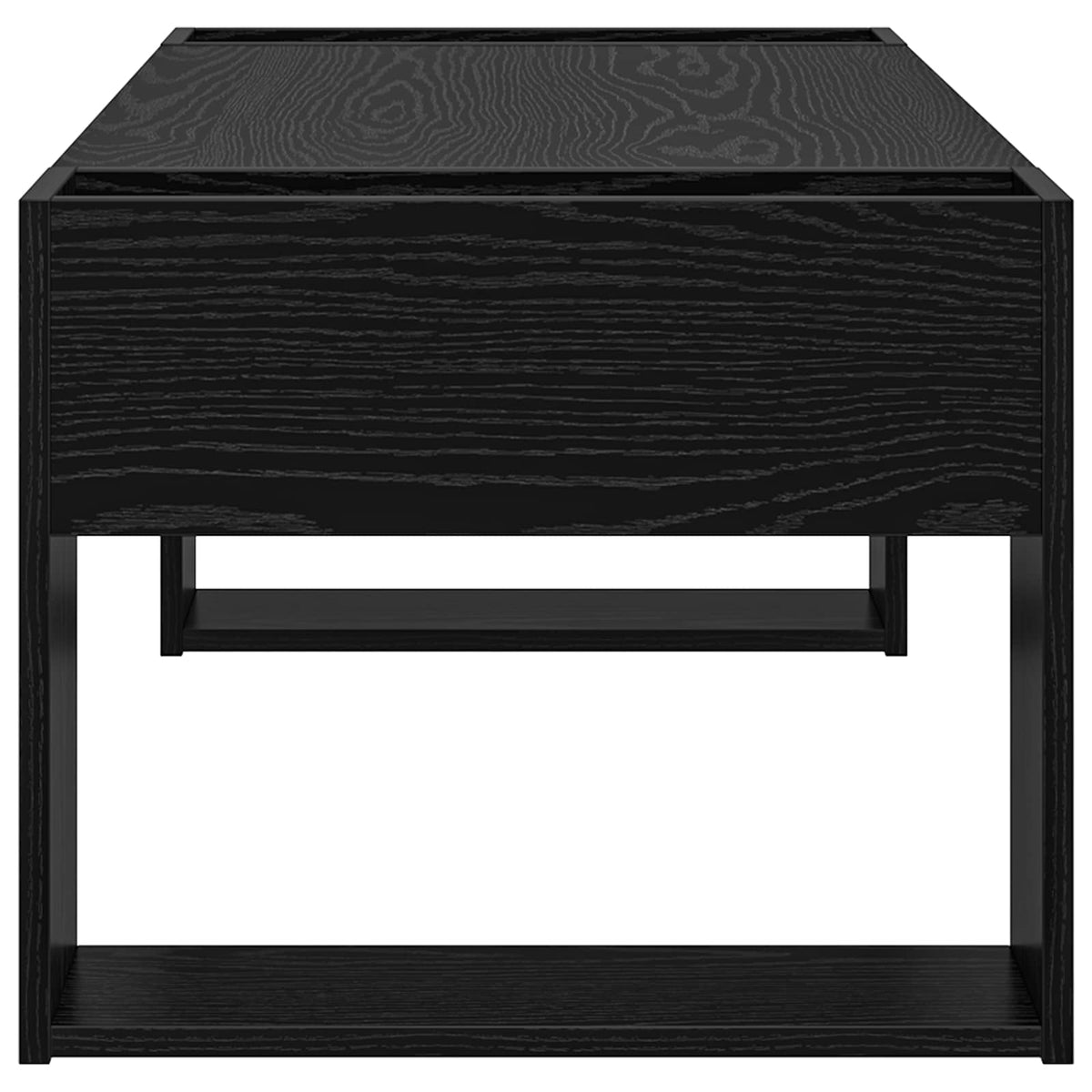 Sofabord Sort eg 110 x 50 x 41 cm Konstrueret træ