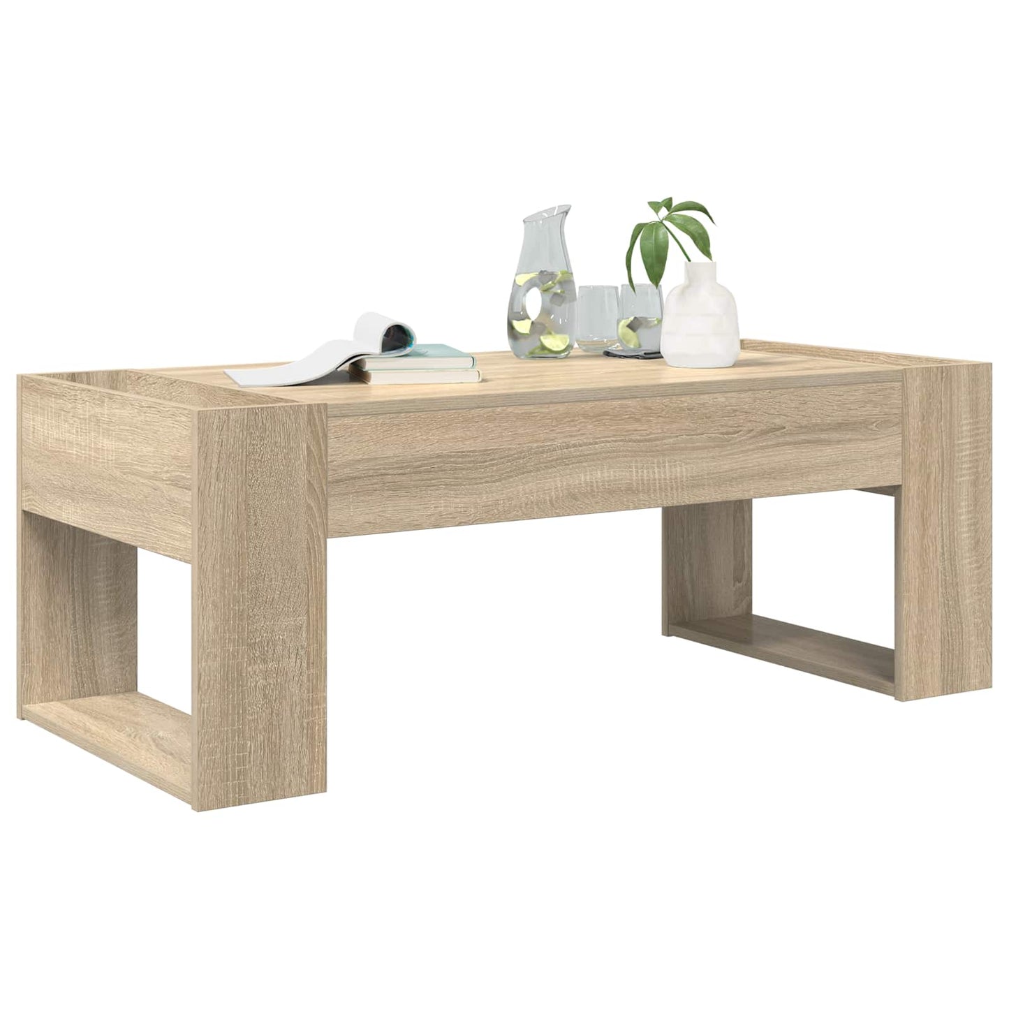 Sofabord Sonoma eg 110 x 50 x 41 cm Konstrueret træ
