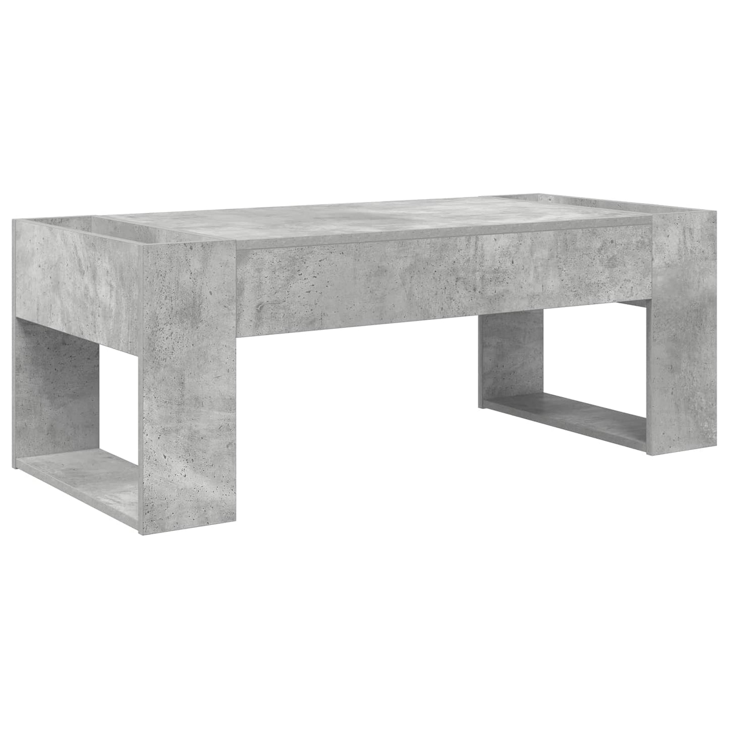 Sofabord Beton Grå 110 x 50 x 41 cm Konstrueret træ