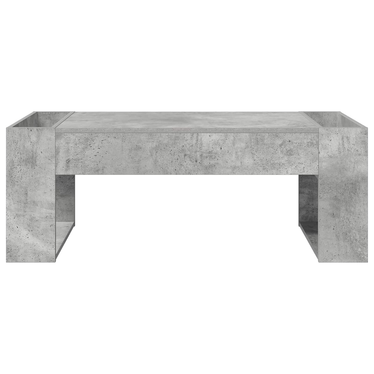 Sofabord Beton Grå 110 x 50 x 41 cm Konstrueret træ