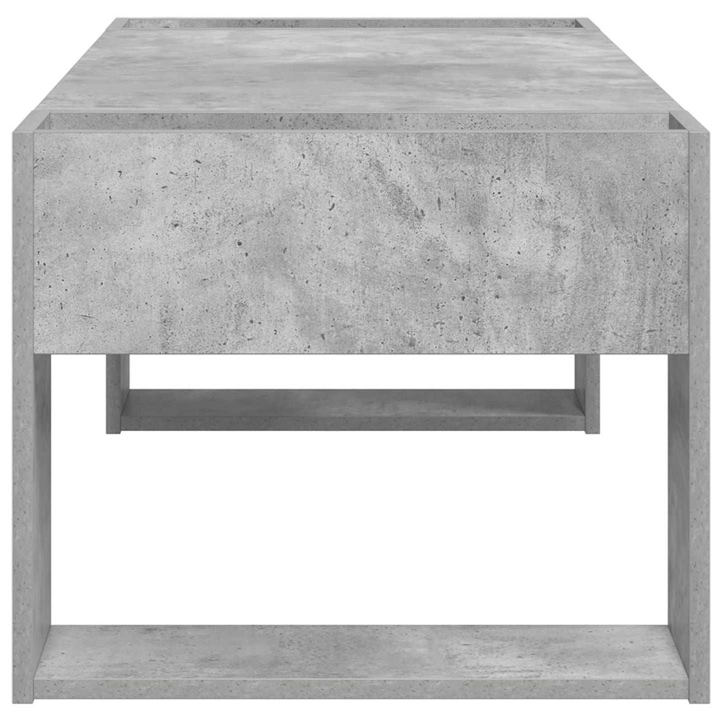Sofabord Beton Grå 110 x 50 x 41 cm Konstrueret træ