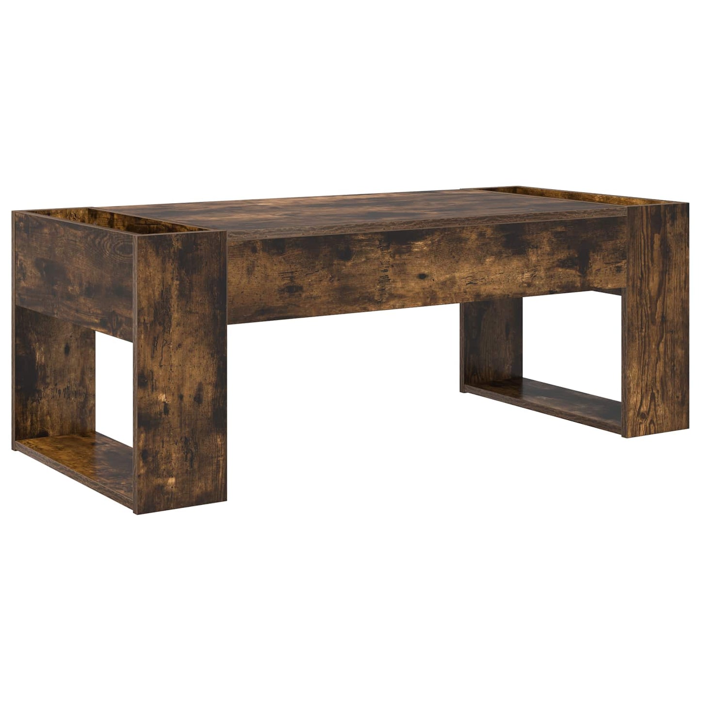 Sofabord Røget eg 110 x 50 x 41 cm Konstrueret træ