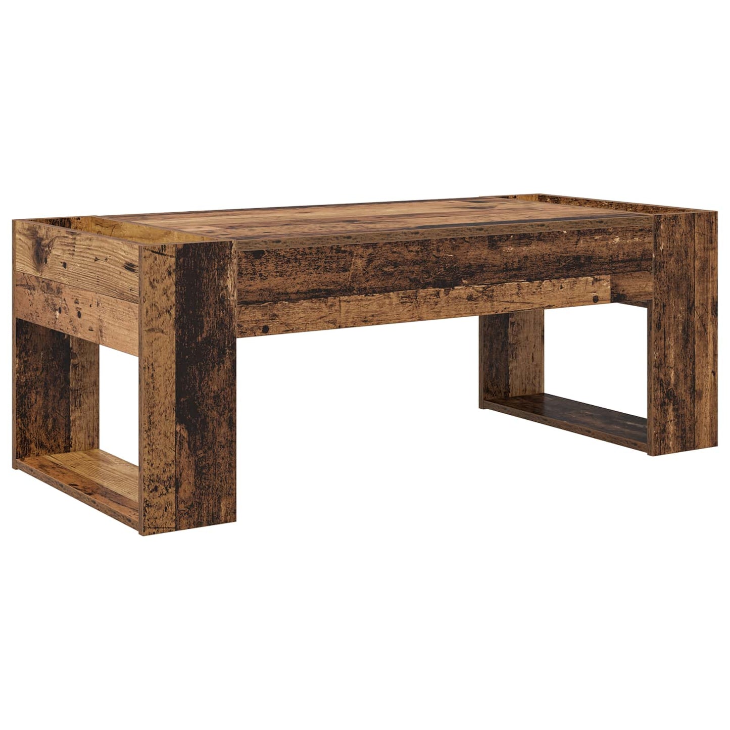 Sofabord Gammelt træ 110 x 50 x 41 cm Konstrueret træ