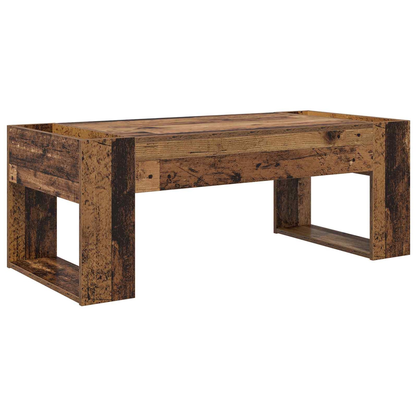 Sofabord Gammelt træ 110 x 50 x 41 cm Konstrueret træ