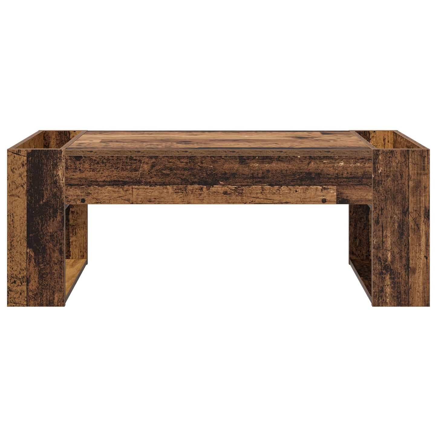 Sofabord Gammelt træ 110 x 50 x 41 cm Konstrueret træ