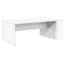 Sofabord Hvid 95 x 50 x 34 cm Konstrueret træ