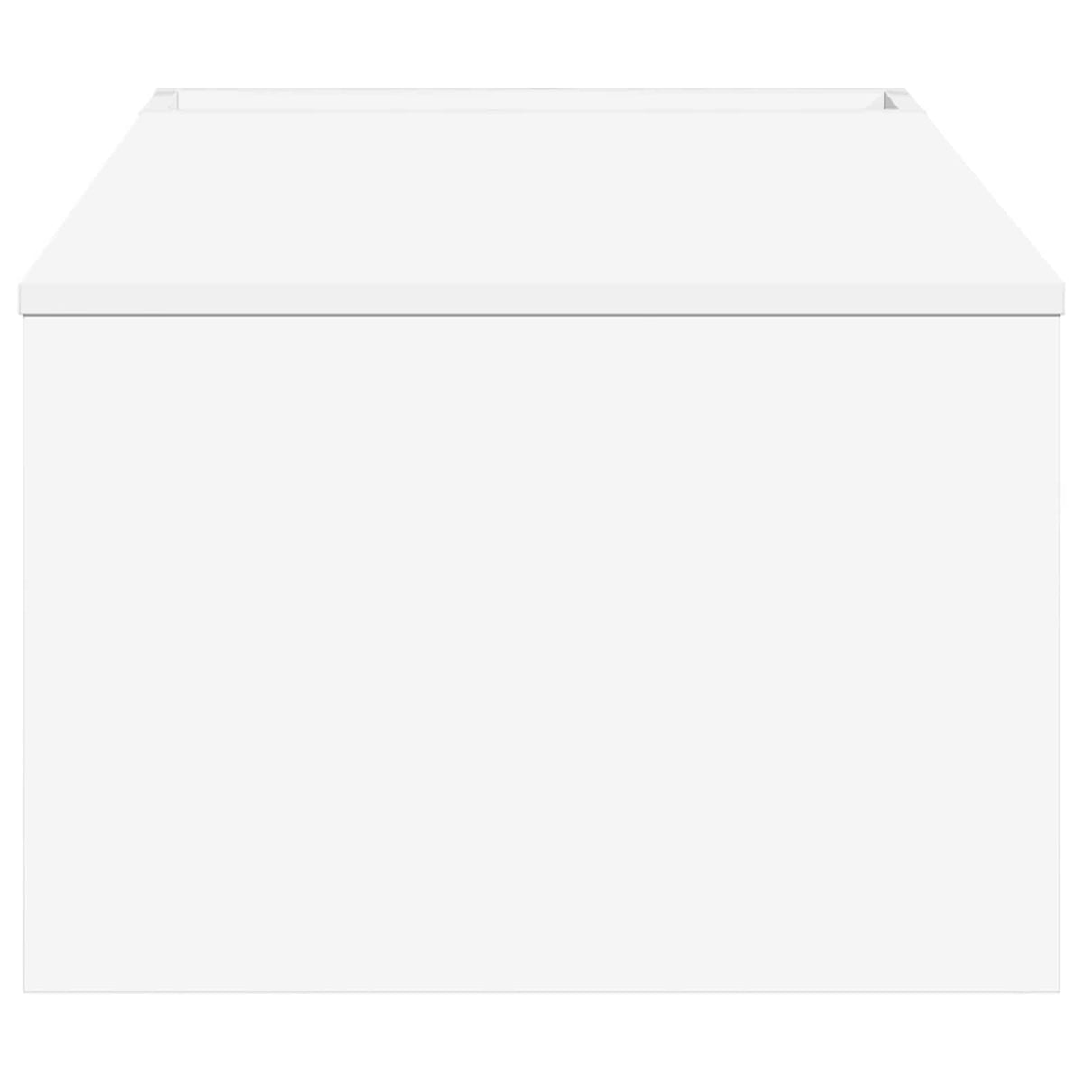 Sofabord Hvid 95 x 50 x 34 cm Konstrueret træ