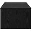 Sofabord Sort eg 95 x 50 x 34 cm Konstrueret træ