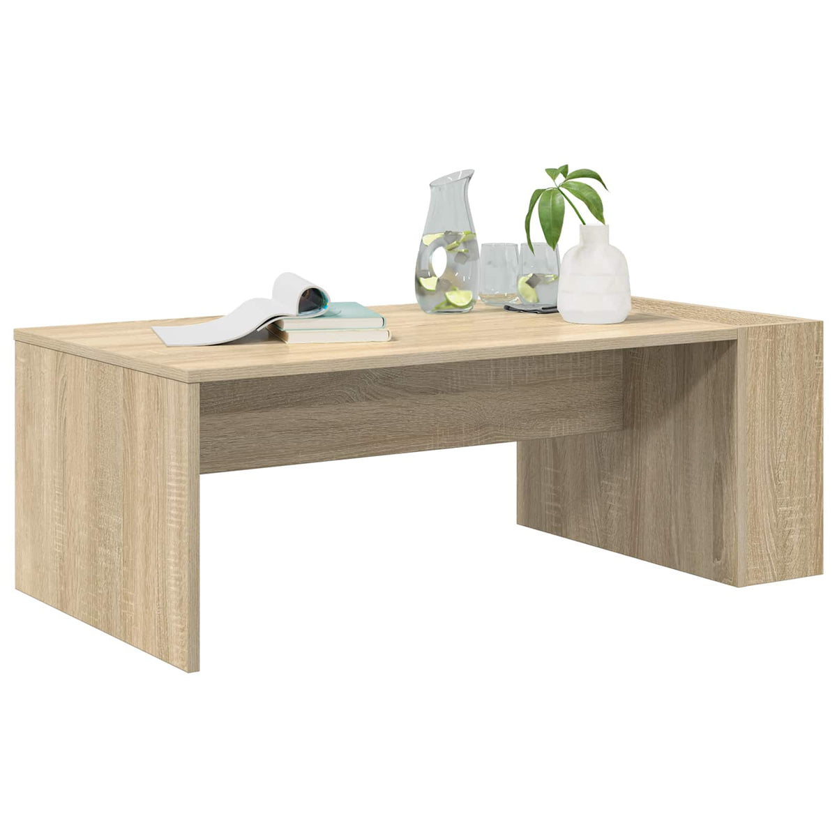 Sofabord Sonoma eg 95 x 50 x 34 cm Konstrueret træ