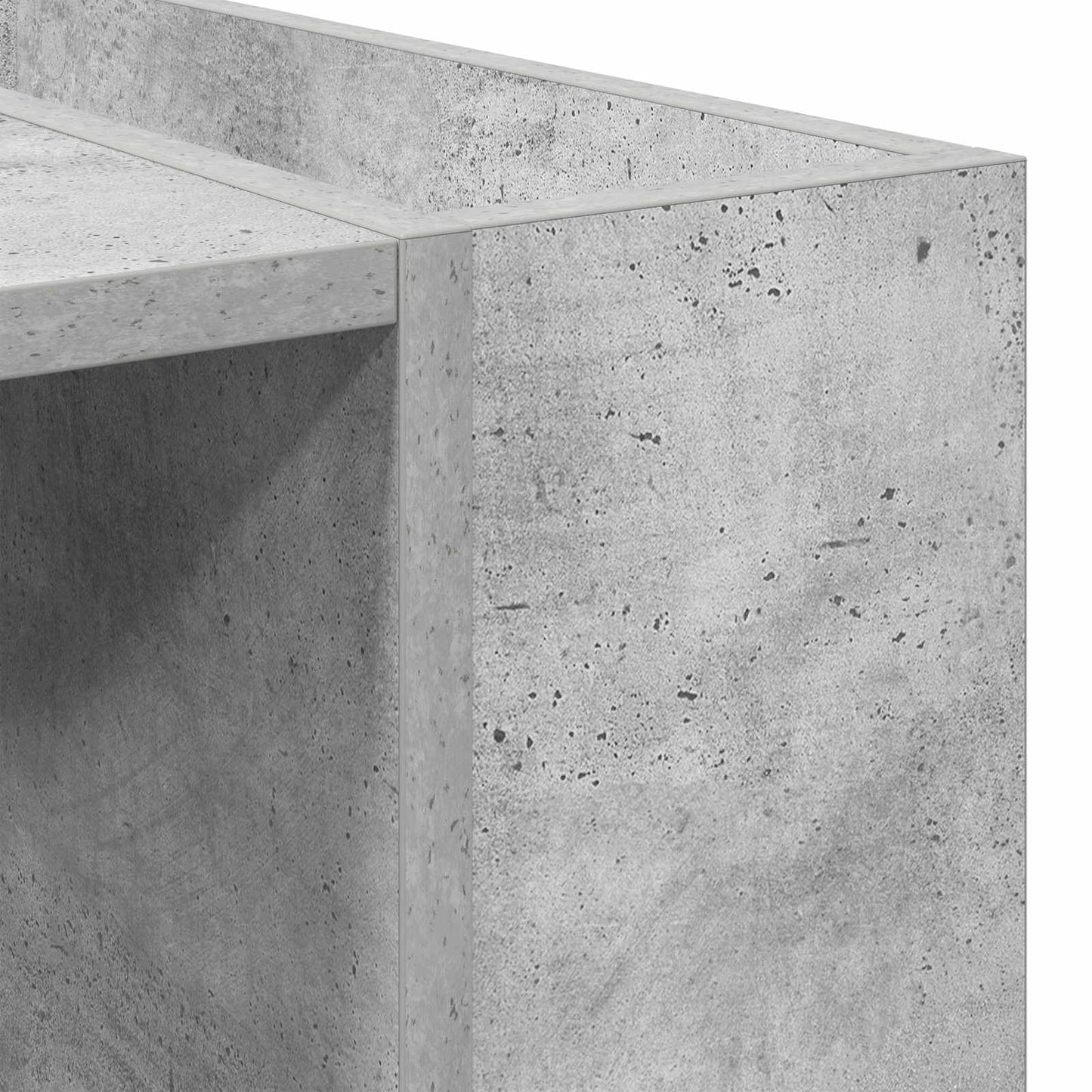 Sofabord Beton Grå 95 x 50 x 34 cm Konstrueret træ