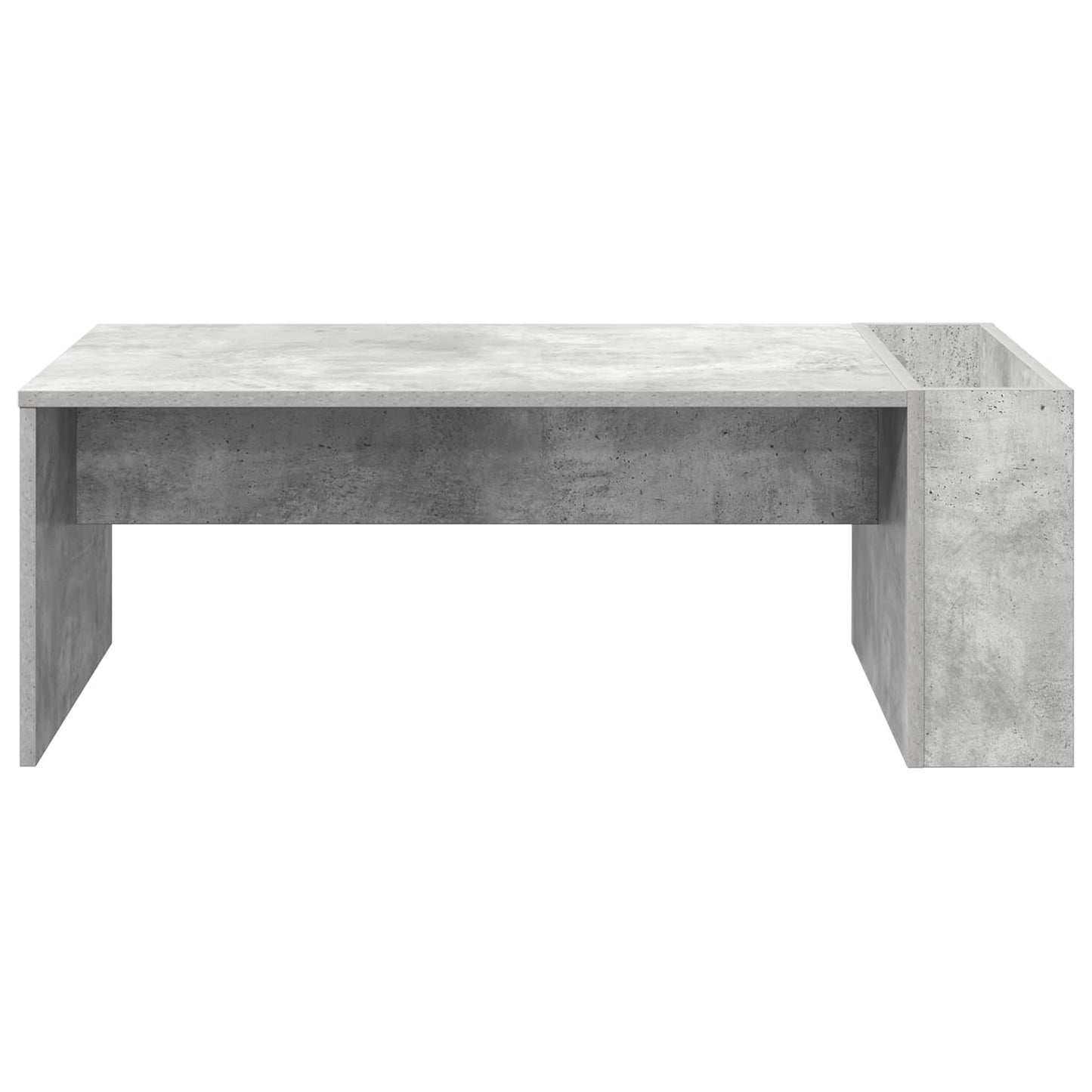 Sofabord Beton Grå 95 x 50 x 34 cm Konstrueret træ