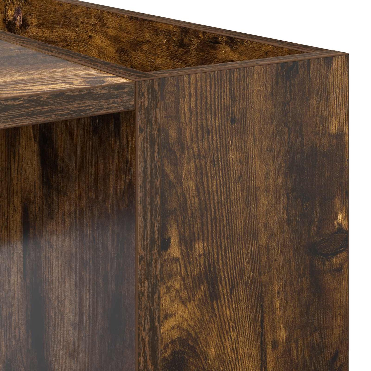 Sofabord Røget eg 95 x 50 x 34 cm Konstrueret træ