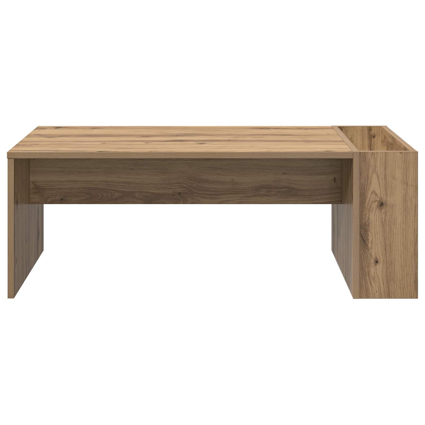 Sofabord Artisan Egetræ 95 x 50 x 34 cm Konstrueret træ