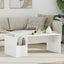 Sofabord Hvid 90 x 45 x 35 cm Konstrueret træ