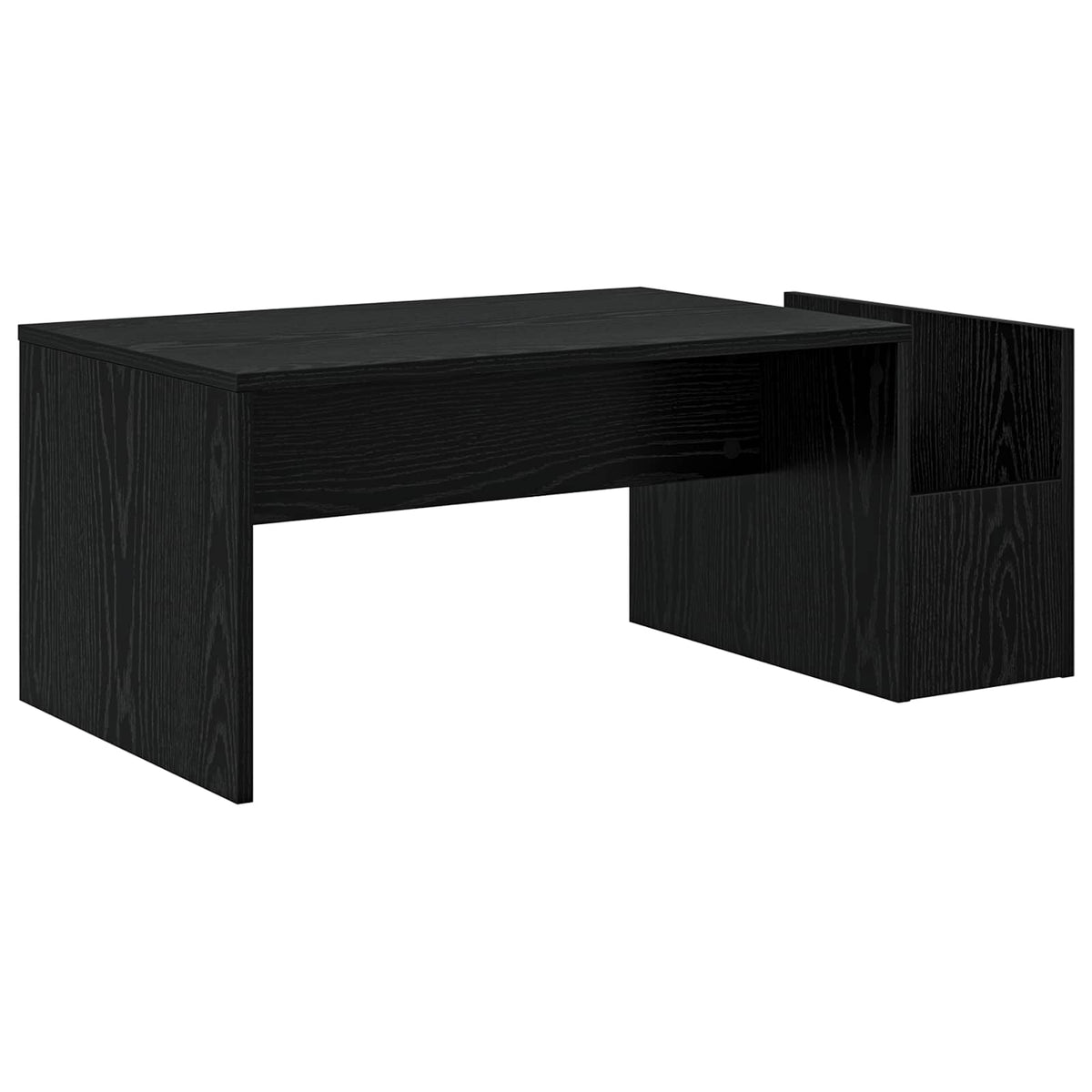 Sofabord Sort eg 90 x 45 x 35 cm Konstrueret træ
