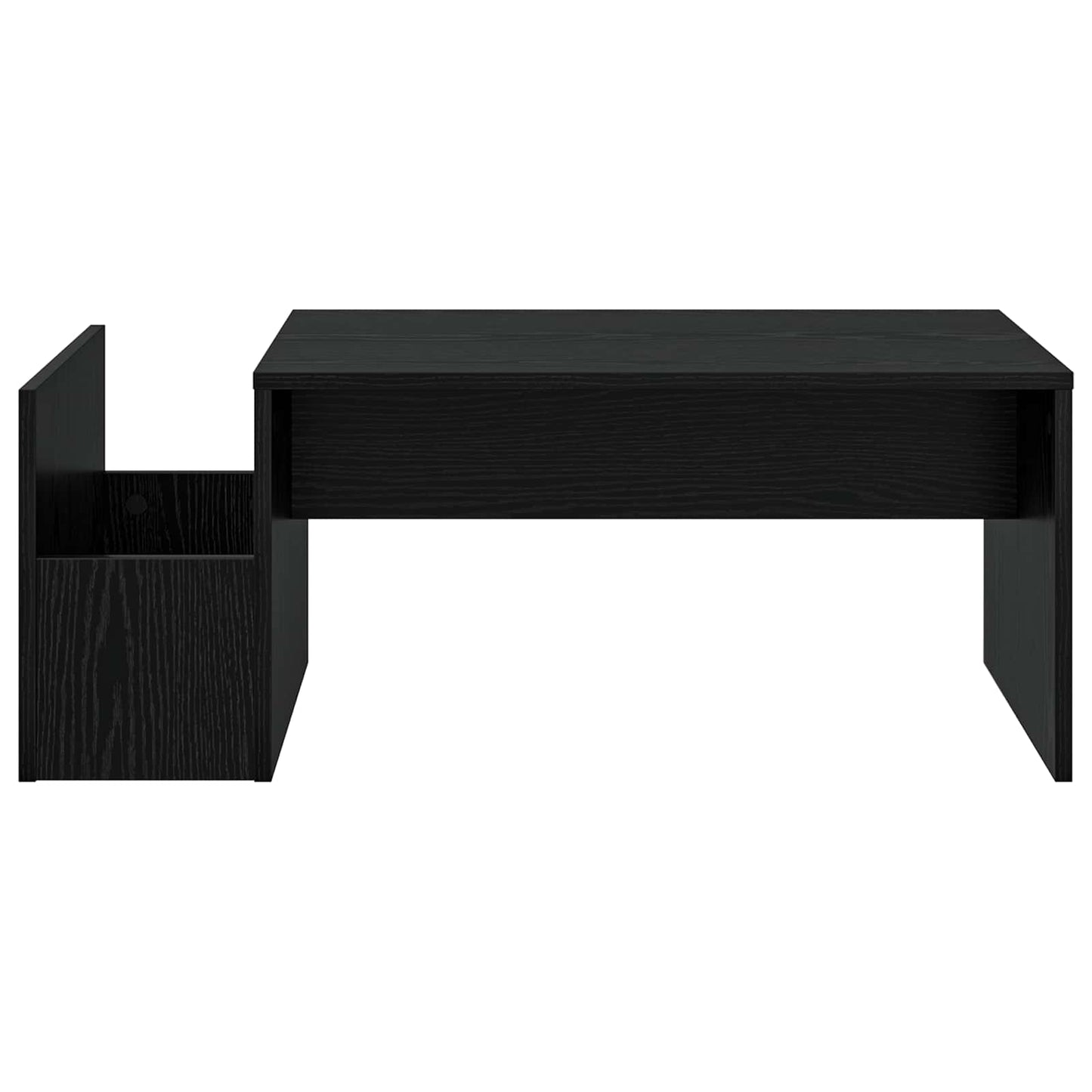 Sofabord Sort eg 90 x 45 x 35 cm Konstrueret træ