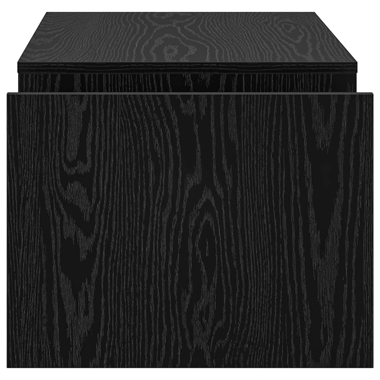 Sofabord Sort eg 90 x 45 x 35 cm Konstrueret træ