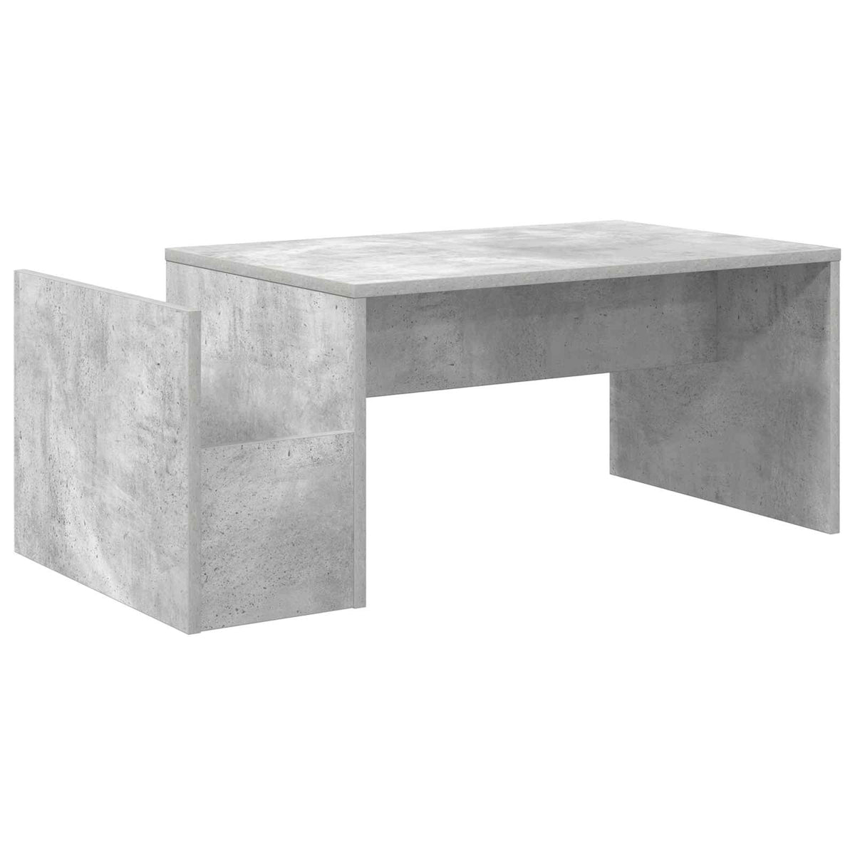 Sofabord Beton Grå 90 x 45 x 35 cm Konstrueret træ