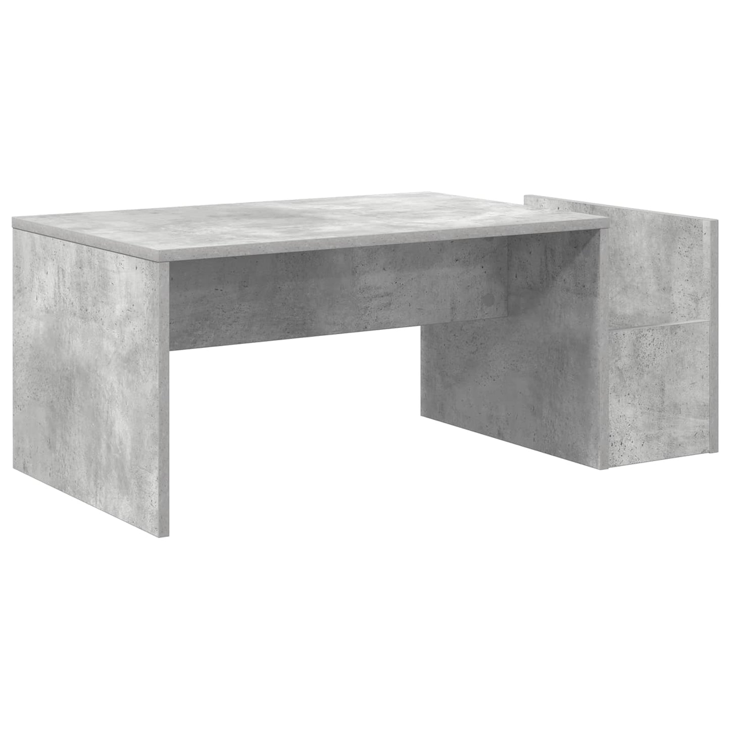 Sofabord Beton Grå 90 x 45 x 35 cm Konstrueret træ