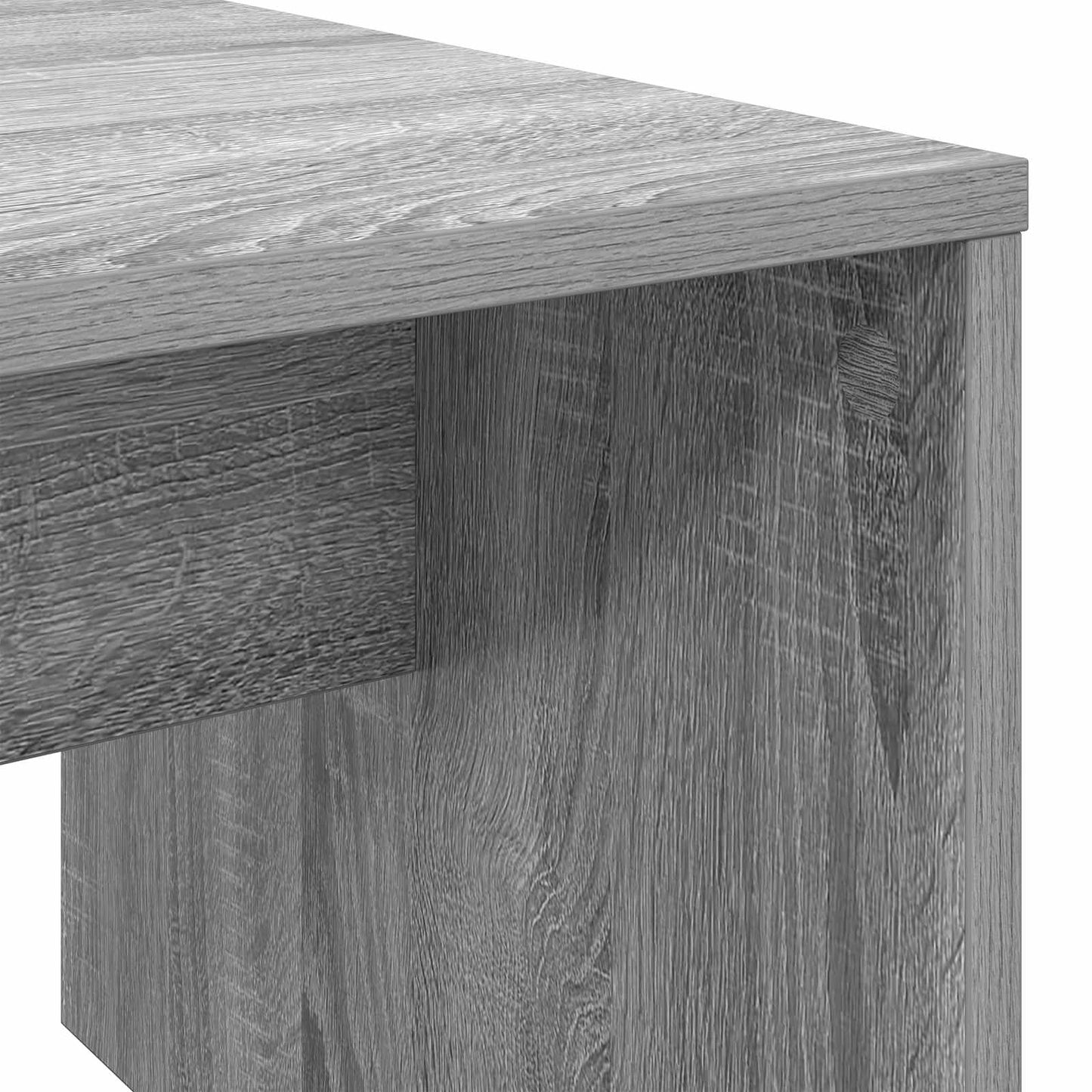 Sofabord Grå Sonoma 90 x 45 x 35 cm Konstrueret træ