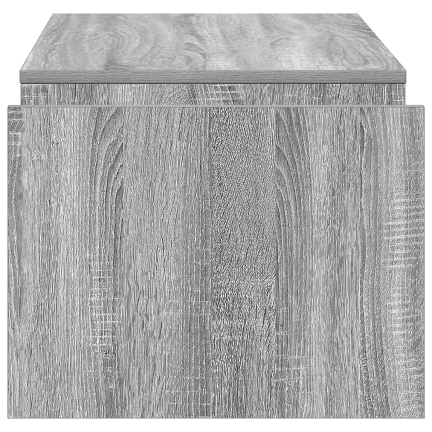 Sofabord Grå Sonoma 90 x 45 x 35 cm Konstrueret træ