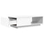 Sofabord Hvid 95 x 55 x 31 cm Konstrueret træ