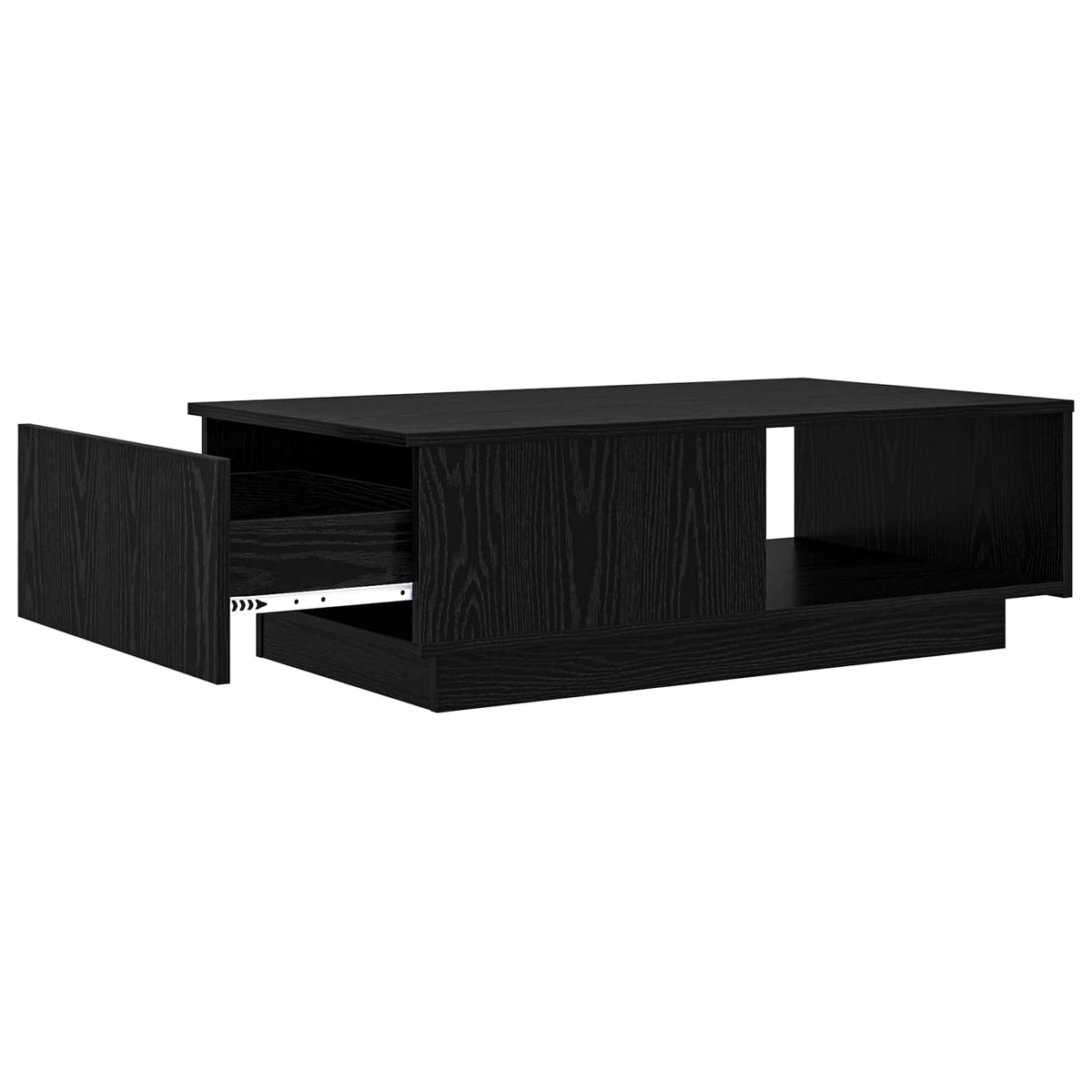 Sofabord Sort eg 95 x 55 x 31 cm Konstrueret træ
