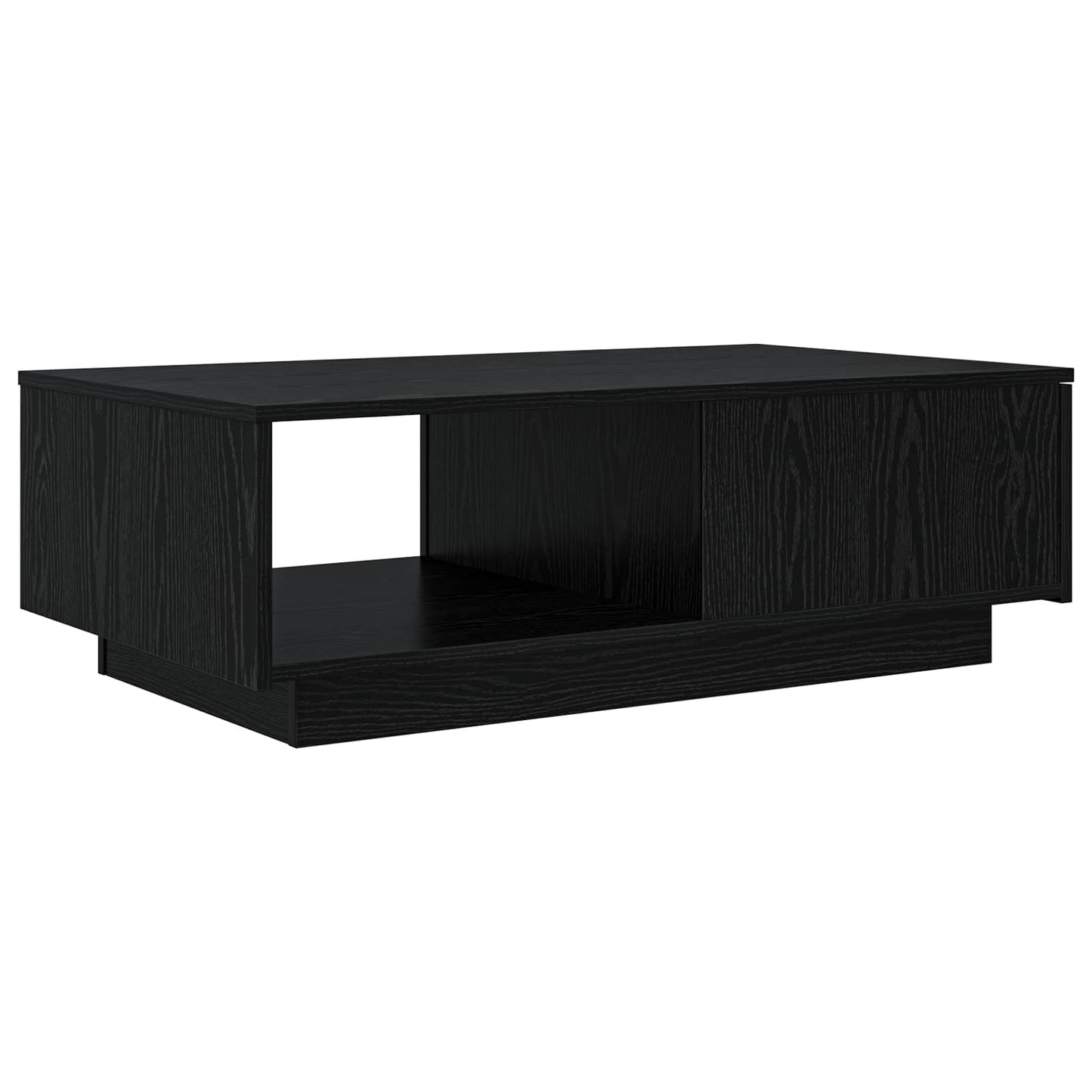 Sofabord Sort eg 95 x 55 x 31 cm Konstrueret træ