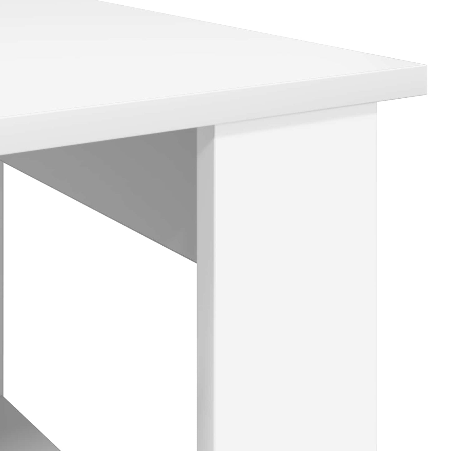 Sofabord Hvid 72 x 50 x 50 cm Konstrueret træ