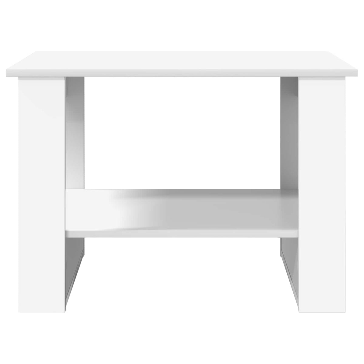 Sofabord Hvid 72 x 50 x 50 cm Konstrueret træ