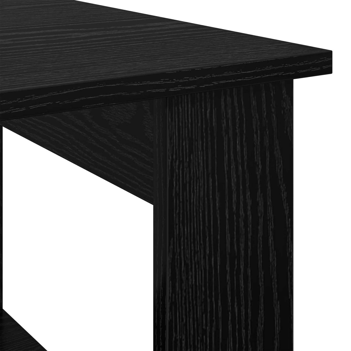 Sofabord Sort eg 72 x 50 x 50 cm Konstrueret træ