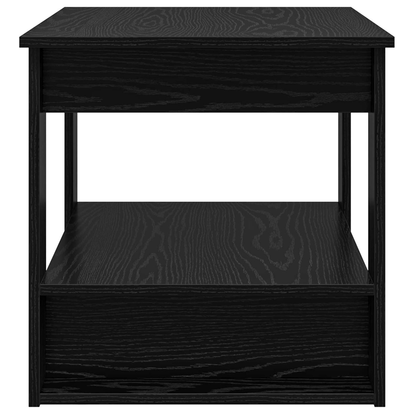 Sofabord Sort eg 72 x 50 x 50 cm Konstrueret træ