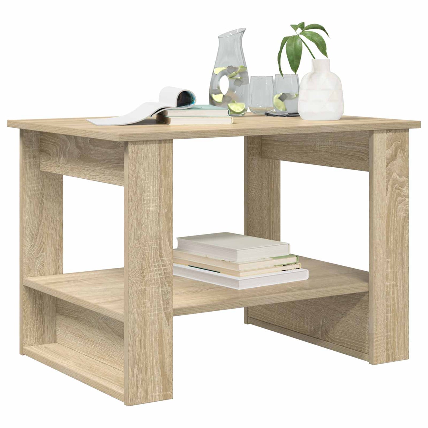 Sofabord Sonoma eg 72 x 50 x 50 cm Konstrueret træ