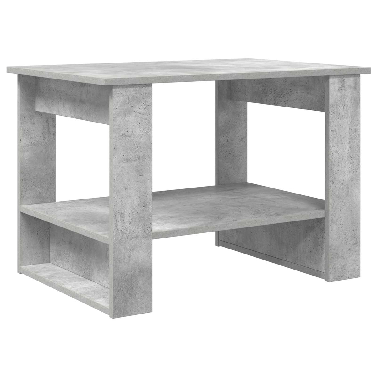 Sofabord Beton Grå 72 x 50 x 50 cm Konstrueret træ