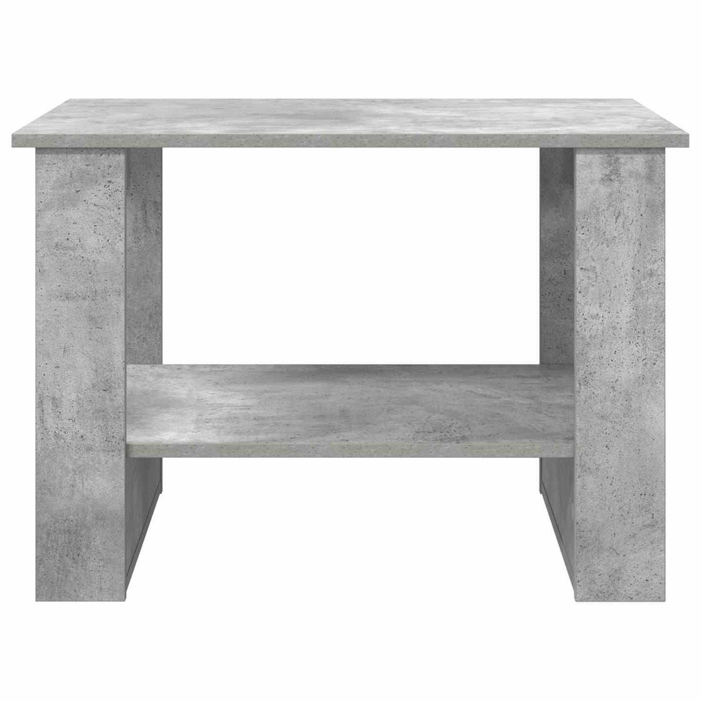 Sofabord Beton Grå 72 x 50 x 50 cm Konstrueret træ