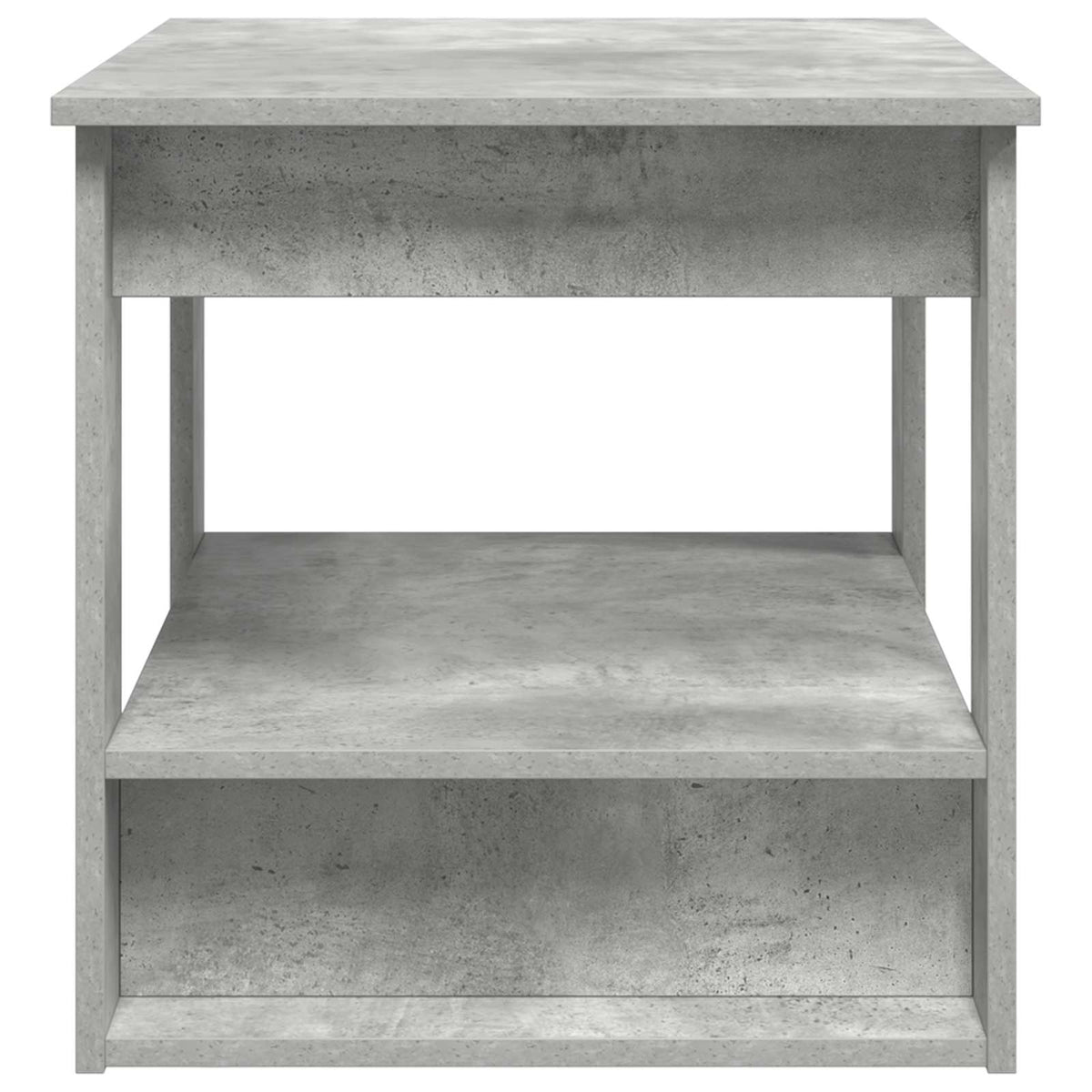 Sofabord Beton Grå 72 x 50 x 50 cm Konstrueret træ